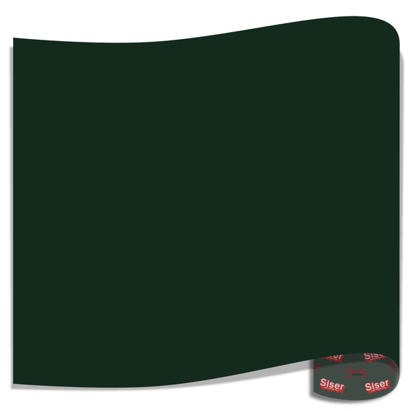 Dark Green Heat Transfer Vinyl PU 5 Sheets Each 10 in x 12 HTV for Cricut and Silhouette