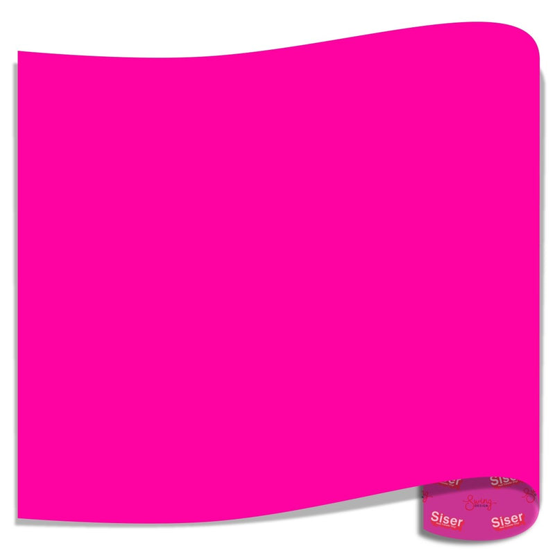 Siser EasyWeed Heat Transfer Vinyl (HTV) - Fluorescent Pink12 In x 12 Inch Sheet - Swing Design2