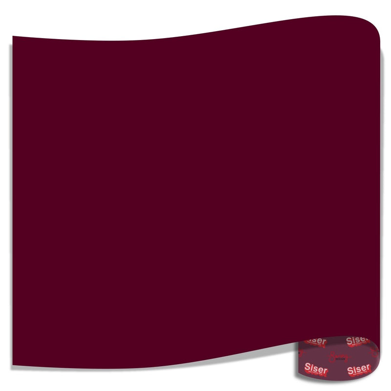 Siser EasyWeed Heat Transfer Vinyl (HTV) - Maroon12 In x 12 Inch Sheet - Swing Design2