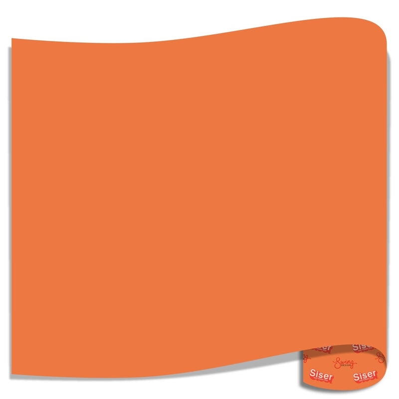 Siser EasyWeed Heat Transfer Vinyl (HTV) - Orange Soda12 In x 12 Inch Sheet - Swing Design2