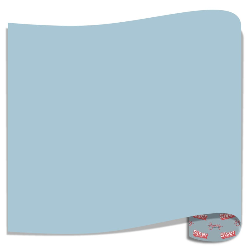 Siser EasyWeed Heat Transfer Vinyl (HTV) - Powder Blue12 In x 12 Inch Sheet - Swing Design