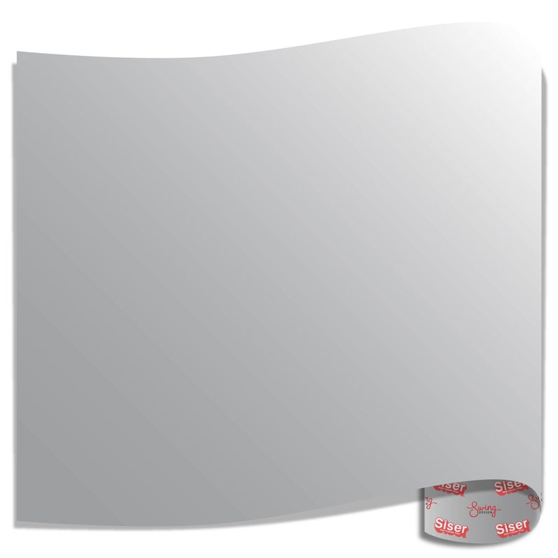 Siser EasyWeed Heat Transfer Vinyl (HTV) - Silver12 In x 12 Inch Sheet - Swing Design