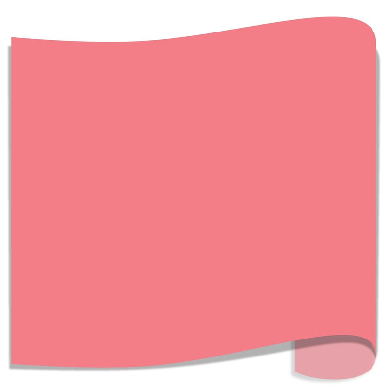 Siser EasyWeed Stretch Heat Transfer Vinyl (HTV) - 21 Colors Available 15" x 12"Coral - Swing Design6