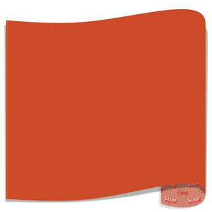 Siser EasyWeed Stretch Heat Transfer Vinyl (HTV) 15" x 12" Sheet - Orange - Swing Design