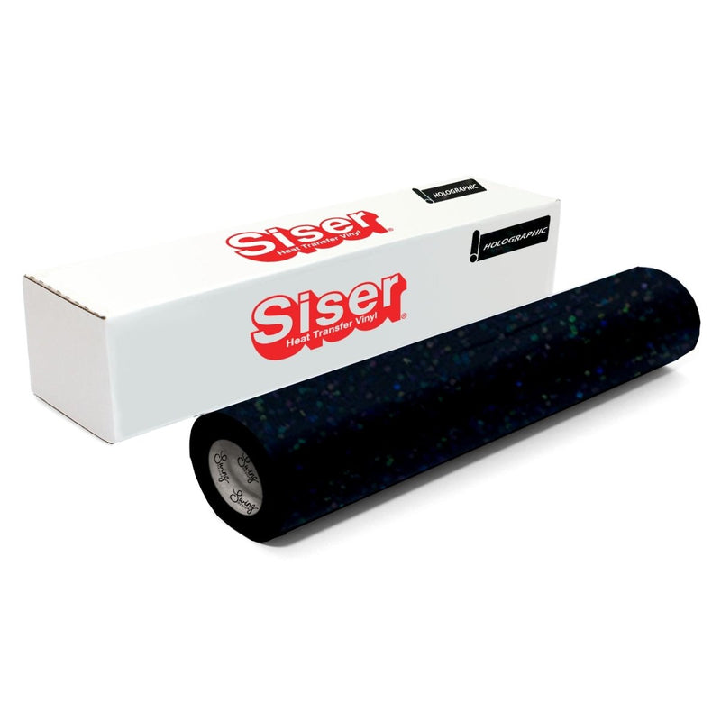 Siser Holographic Heat Transfer Vinyl (HTV) - 15" x 150 ft - 17 Colors Available - Swing Design