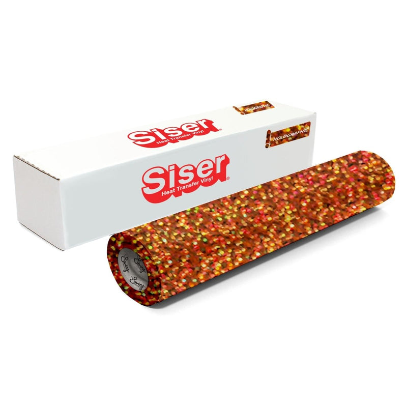 Siser Holographic Heat Transfer Vinyl (HTV) - 15" x 150 ft - 17 Colors Available - Swing Design