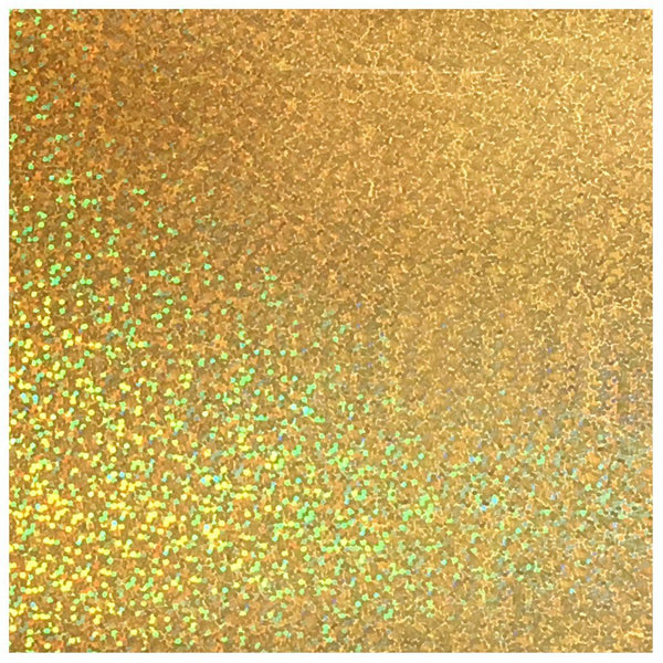 Siser Holographic Heat Transfer Vinyl - Gold Crystal HTV