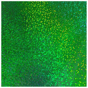 Siser Holographic Heat Transfer Vinyl (HTV) - Green - Swing Design