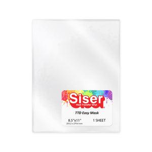 Siser TTD Easy Mask 8.4” x 11” - 1 Sheet Vinyl Siser 