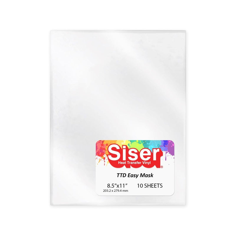 Siser TTD Easy Mask 8.4” x 11” - 10 Pack - Swing Design1