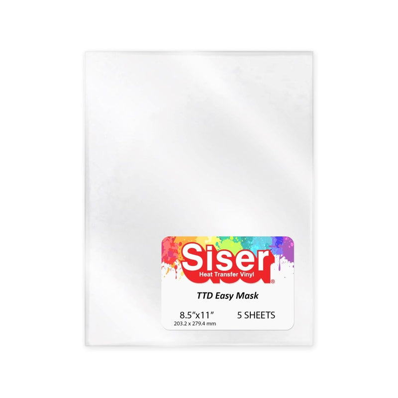 Siser TTD Easy Mask 8.4” x 11” - 5 Pack - Swing Design1