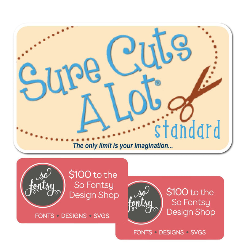 Sure Cuts A Lot Software Instant Code - Version 5 + $200 to So Fontsy - Swing Design