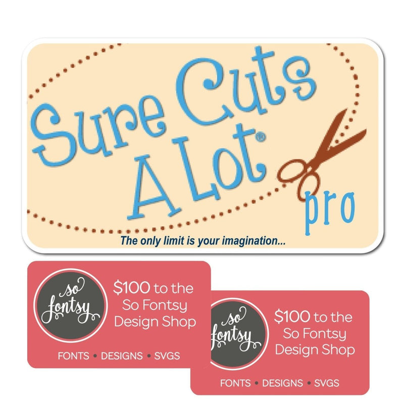 Sure Cuts A Lot Software Instant Code - Version 6 PRO + $200 to So FontsyMAC - Swing Design1