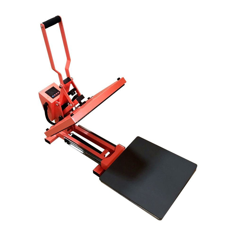 Swing Design 15" x 15" PRO Slide Out Heat Press - Coral - Swing Design2