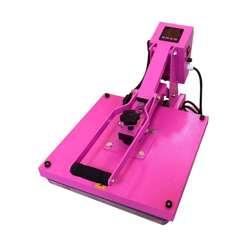 Swing Design 15" x 15" PRO Slide Out Heat Press - Pink - Swing Design