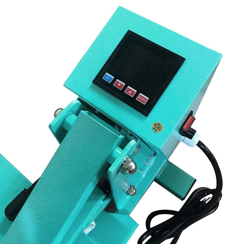 Swing Design 15" x 15" PRO Slide Out Heat Press - Turquoise - Swing Design