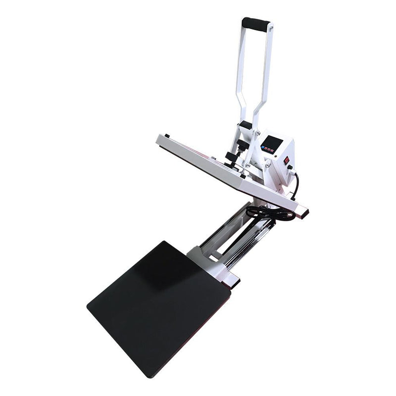 Swing Design 15" x 15" PRO Slide Out Heat Press - White Heat Press Swing Design