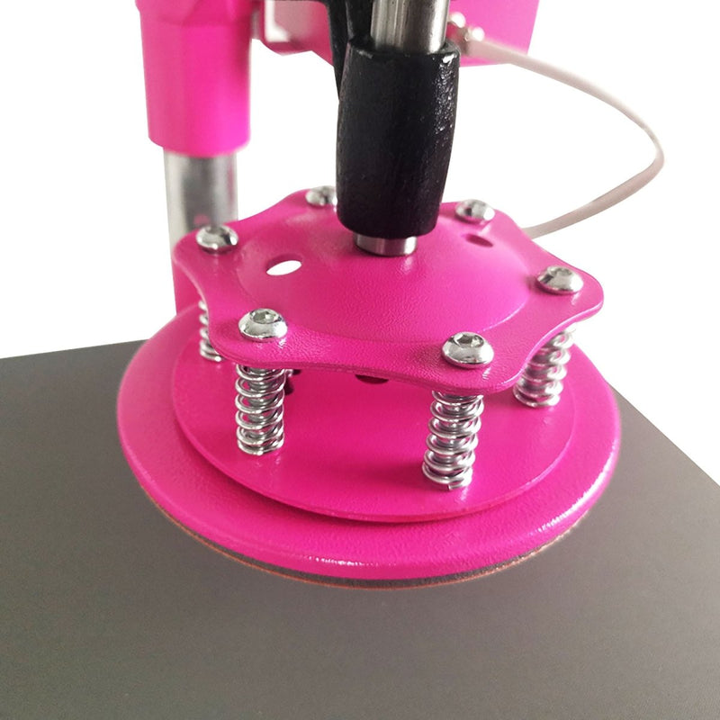 Swing Design 15" x 15" Swing Away 8-in-1 Heat Press - Pink - Swing Design