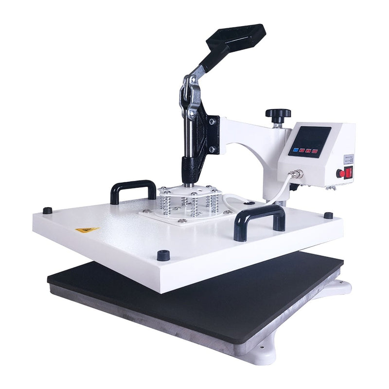 Swing Design 15" x 15" Swing Away 8-in-1 Heat Press - White - Swing Design