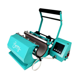Swing Design 20oz & 30oz Tumbler Press - Turquoise Heat Press Swing Design 
