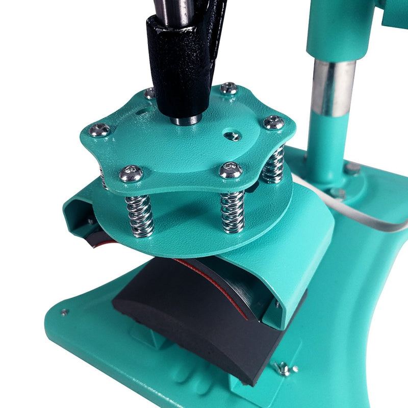 REFURBISHED Swing Design 15" x 15" Swing Away 8-in-1 Heat Press - Turquoise - Swing Design