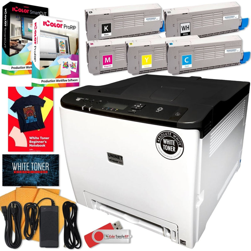 Uninet IColor 560 Digital Color & White Transfer Printer w/ $1044 Software - Swing Design3