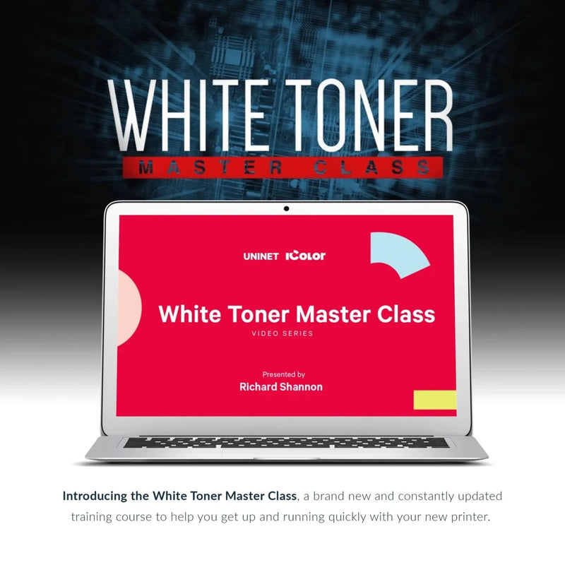 Uninet IColor 560 White Transfer Printer Double Toner Bundle, $1044 Software - Swing Design10