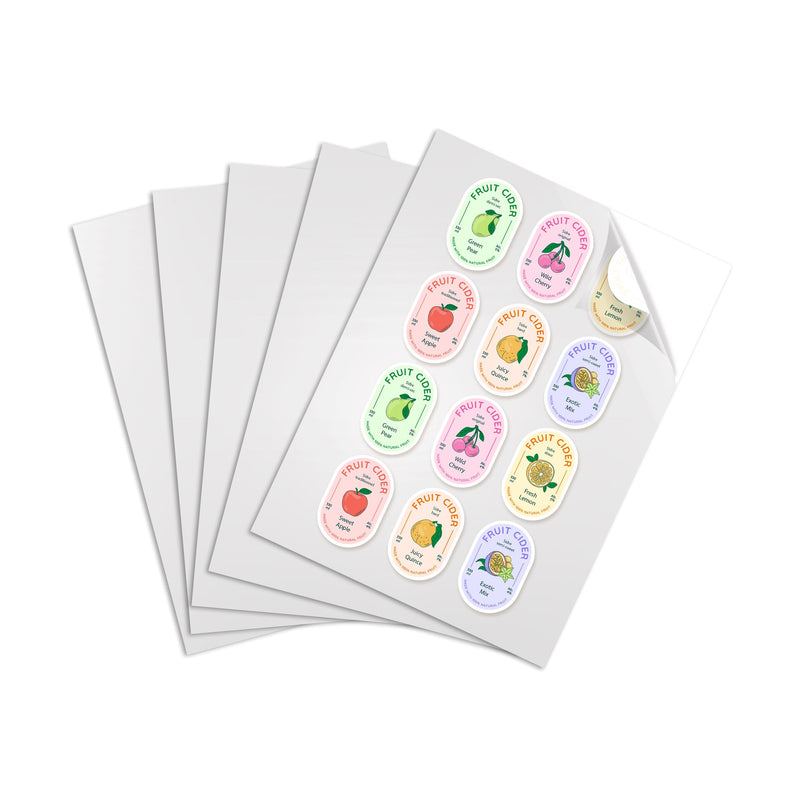 Uninet iColor Clear Polyester Vinyl Sheets w/ Adhesive 8.5" x 11" - 25 Pack Sublimation Bundle UniNET