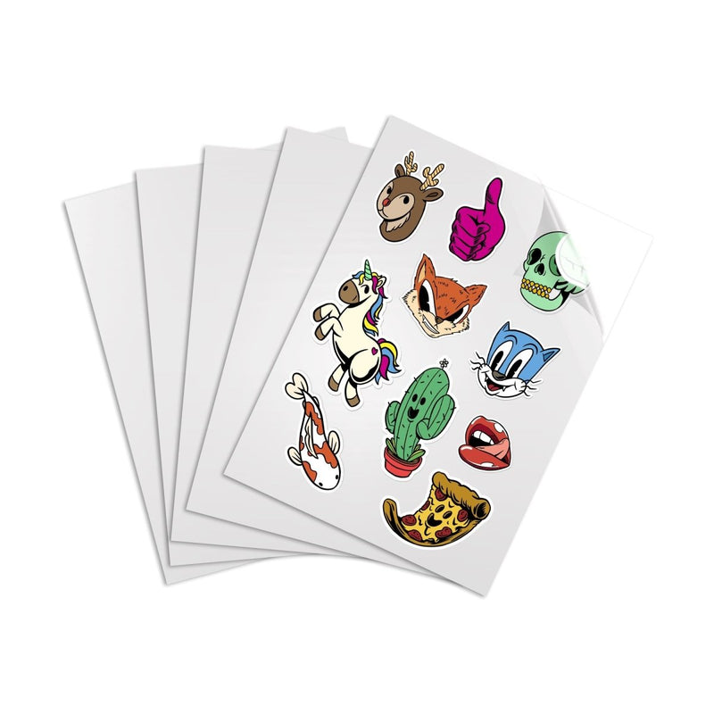 Uninet iColor Clear Window Cling Sheets - 8.5" x 11" - 25 Pack - Swing Design2