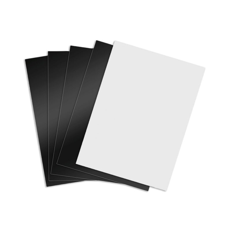 Uninet iColor Magnetized Media, White Polyester - 8.5" x 11" - 25 Pack - Swing Design3