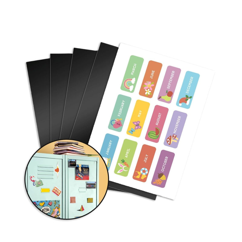 Uninet iColor Magnetized Media, White Polyester - 8.5" x 11" - 25 Pack - Swing Design1