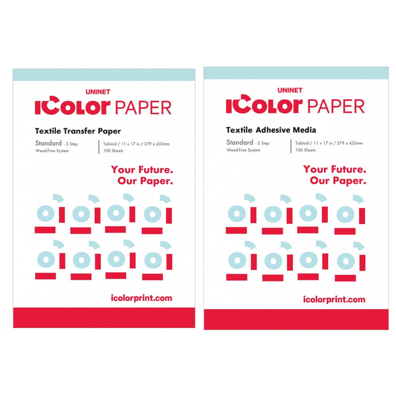 Uninet iColor Standard 2 Step Media - 11.7 x 16.5 Sublimation Bundle UniNET