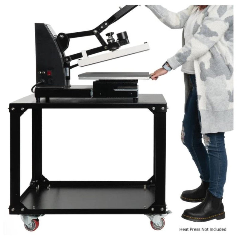 Uninet IColor Universal Heat Press Cart with Wheels - Swing Design