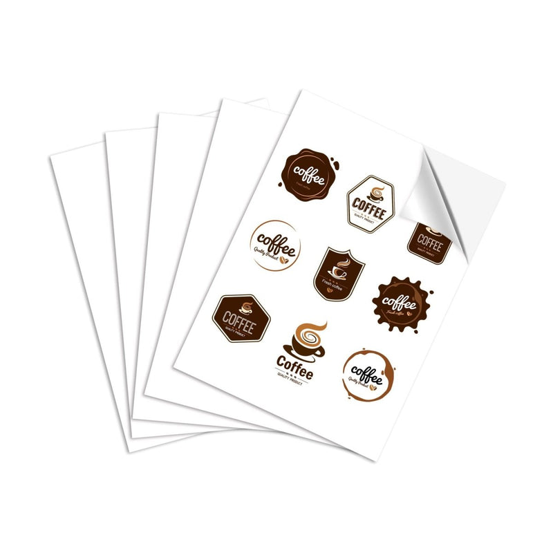 Uninet iColor White Window Cling Sheets - 11" x 17" - 25 Pack - Swing Design2