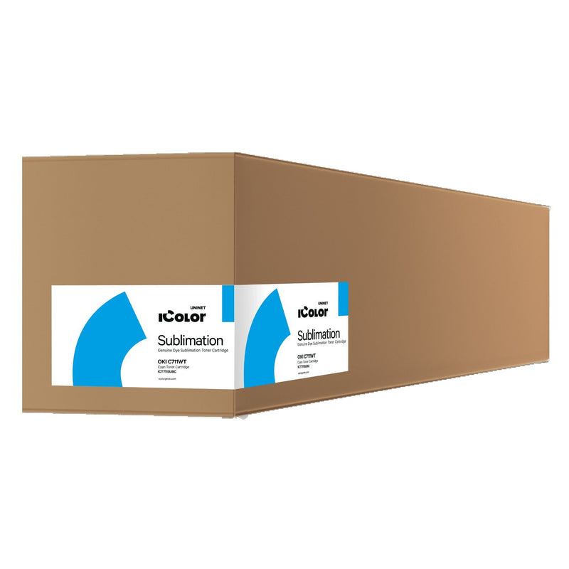 Uninet OKI C711WT Sublimation CMYK Toner & Drum Cartridge Kit Sublimation Bundle UniNET