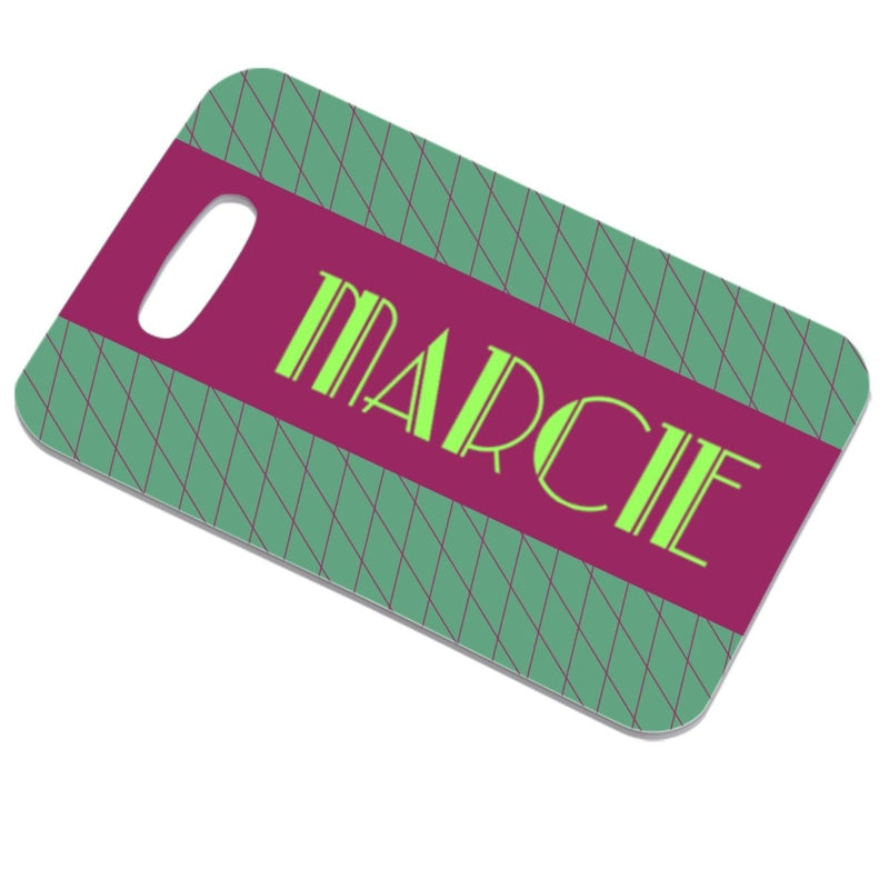 Unisub Sublimation Rectangle Bag Tag Blank 4" x 2.75" - 550310 - Swing Design2