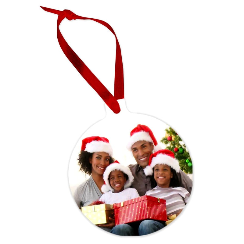 Unisub Sublimation Ball Ornament Blank 3" x 3.37" - 433510 Pack - Swing Design2