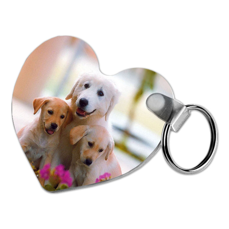 Unisub Sublimation Heart Keychain Blank - 2.5" x 2.25" - 5520 Sublimation Unisub
