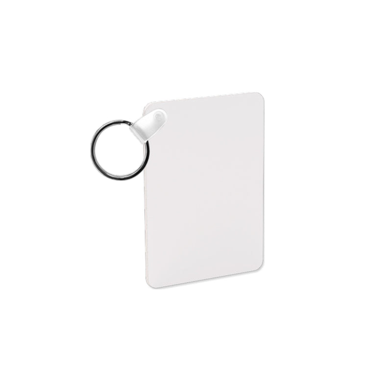 Unisub Sublimation Rectangle Key Chain Blanks - 2-Sided 1.6" x 2.25" - 5995 - Swing Design
