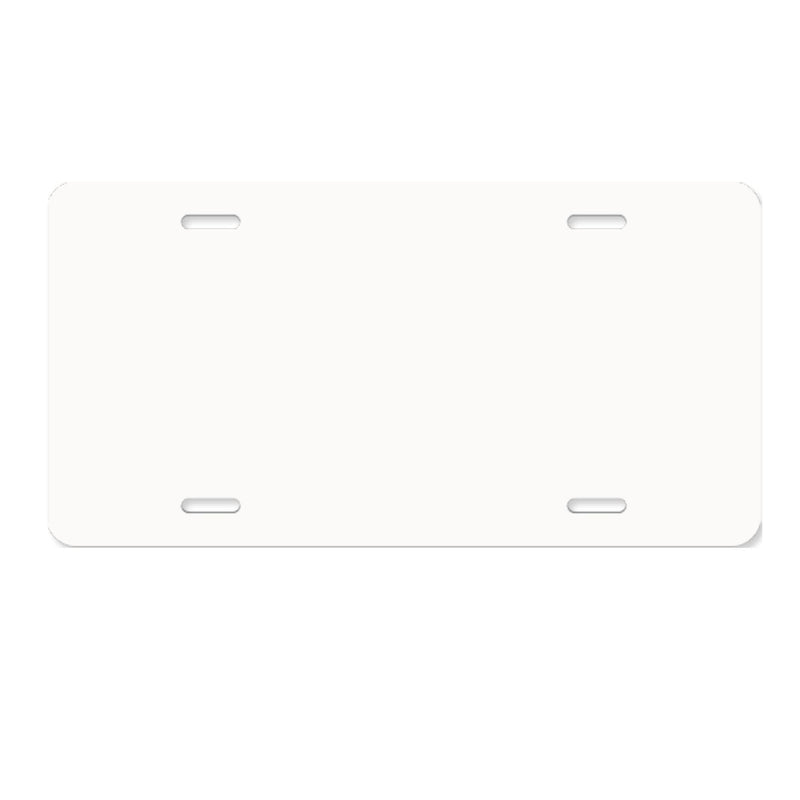 Unisub Sublimation License Plate Blank - 5.88" x 11.88" - 5656 - Swing Design