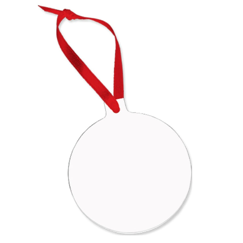 Unisub Sublimation Ball Ornament Blank 3" x 3.37" - 433510 Pack - Swing Design3