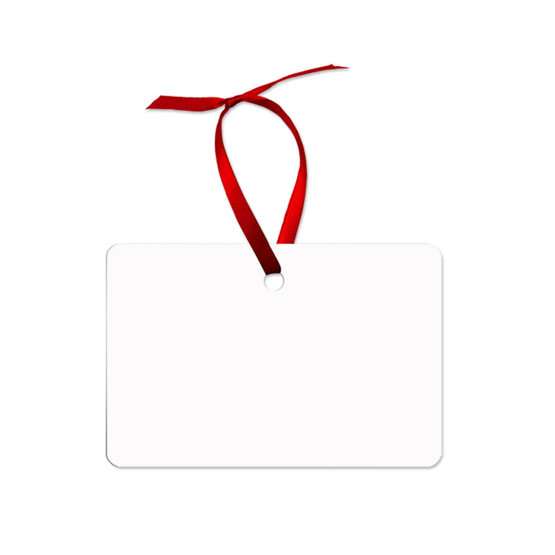 Unisub Sublimation Square Ornament Blank 2" x 3" - 4173 Sublimation Unisub