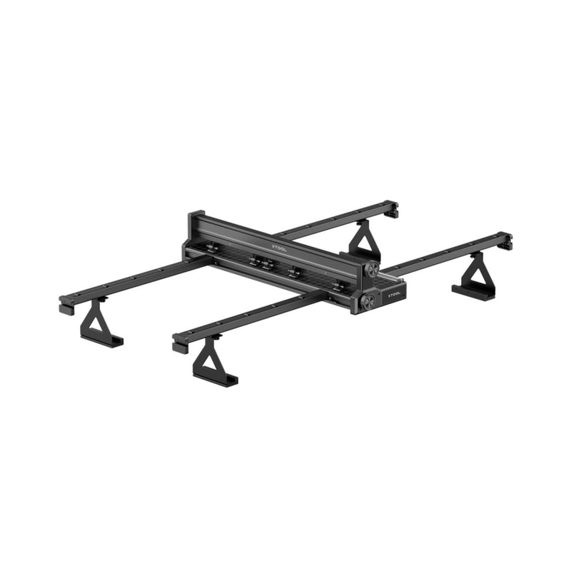 xTool P2 Automatic Conveyor Expansion Feeder - Rail Kit 39" - Swing Design1