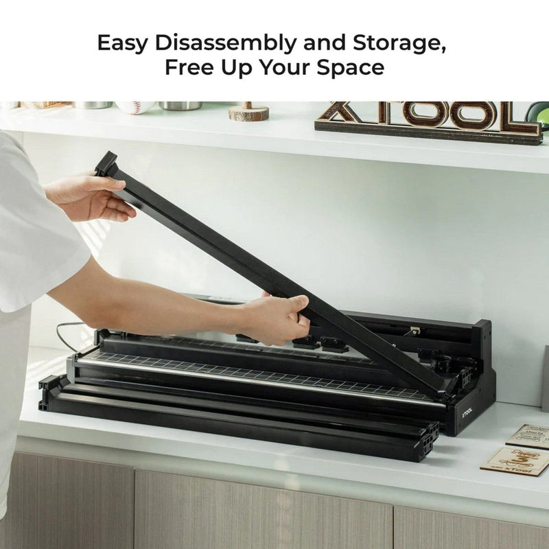 xTool S1 Automatic Conveyor Expansion Feeder - Rail Kit 39" Swing Design 8