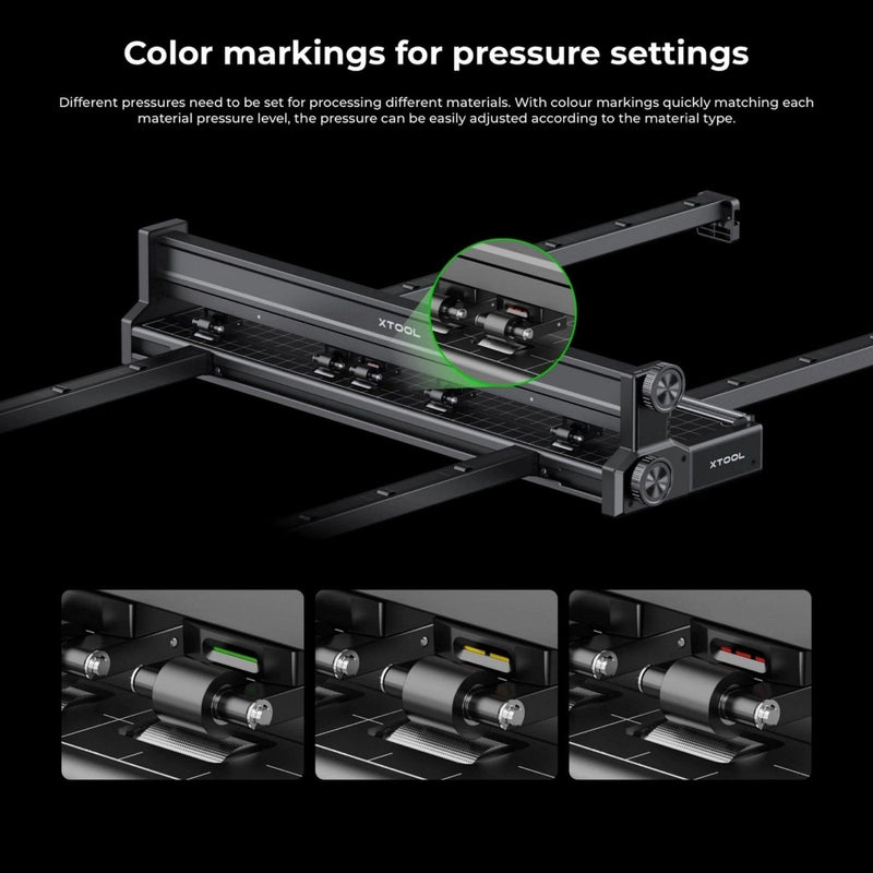 xTool S1 Automatic Conveyor Expansion Feeder - Rail Kit 39" Swing Design 9