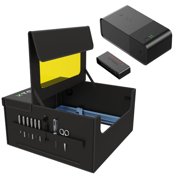 xTool D1 Fire Safety Set with Enclosure Swing Design
