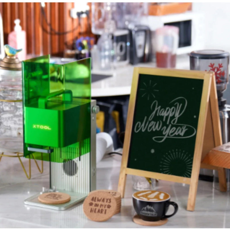 xTool F1 Fast Portable Laser Engraver and Cutter with 4-in-1 Cup Spinner Laser Engraver xTool