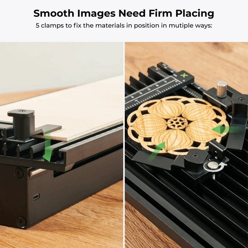 xTool F1 & F2 Laser Engraver and Laser Cutter Slide Extension - Swing Design