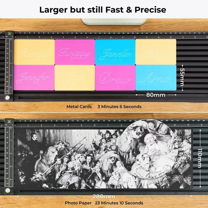 xTool F1 Fast Portable Laser Engraver and Laser Cutter Slide Extension Laser Engraver xTool