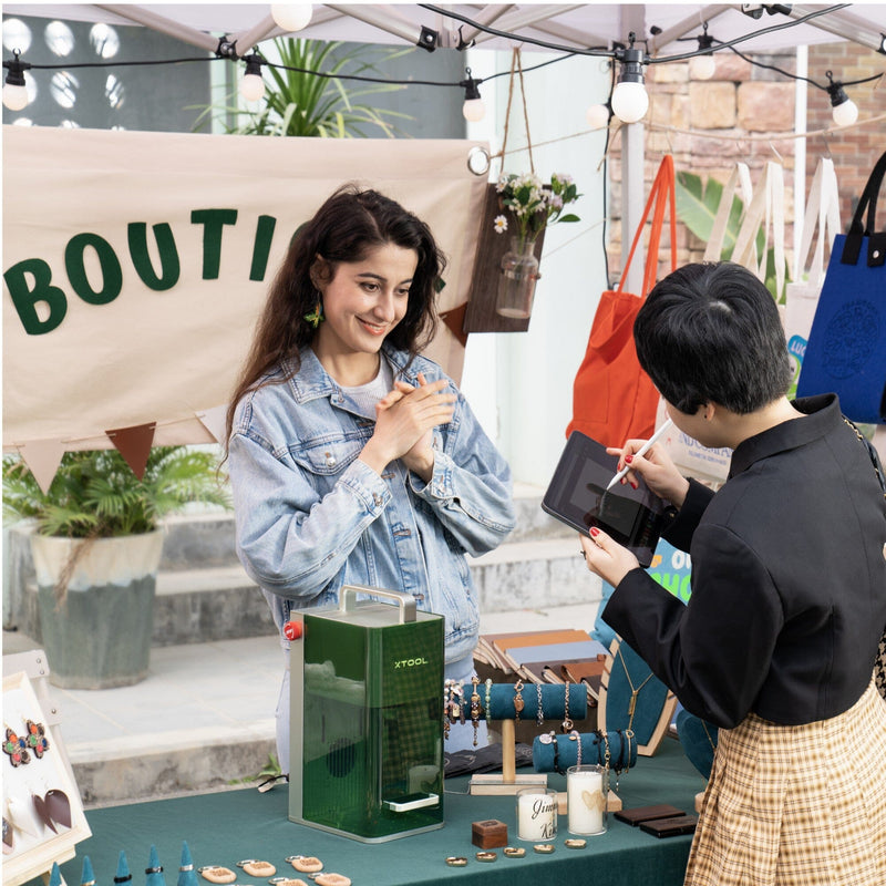 xTool F1 Fast Portable Laser Engraver with IR + Diode Laser Bundle Laser Engraver xTool